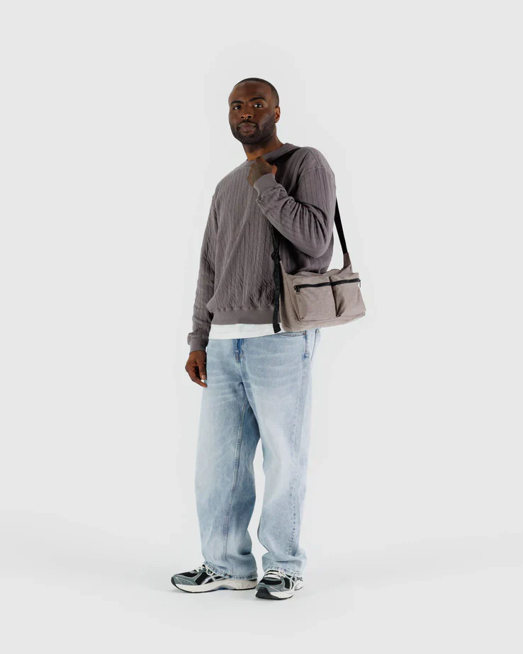 BAGGU Cargo Shoulder Crossbody Bag Medium - Recycled - Image 11