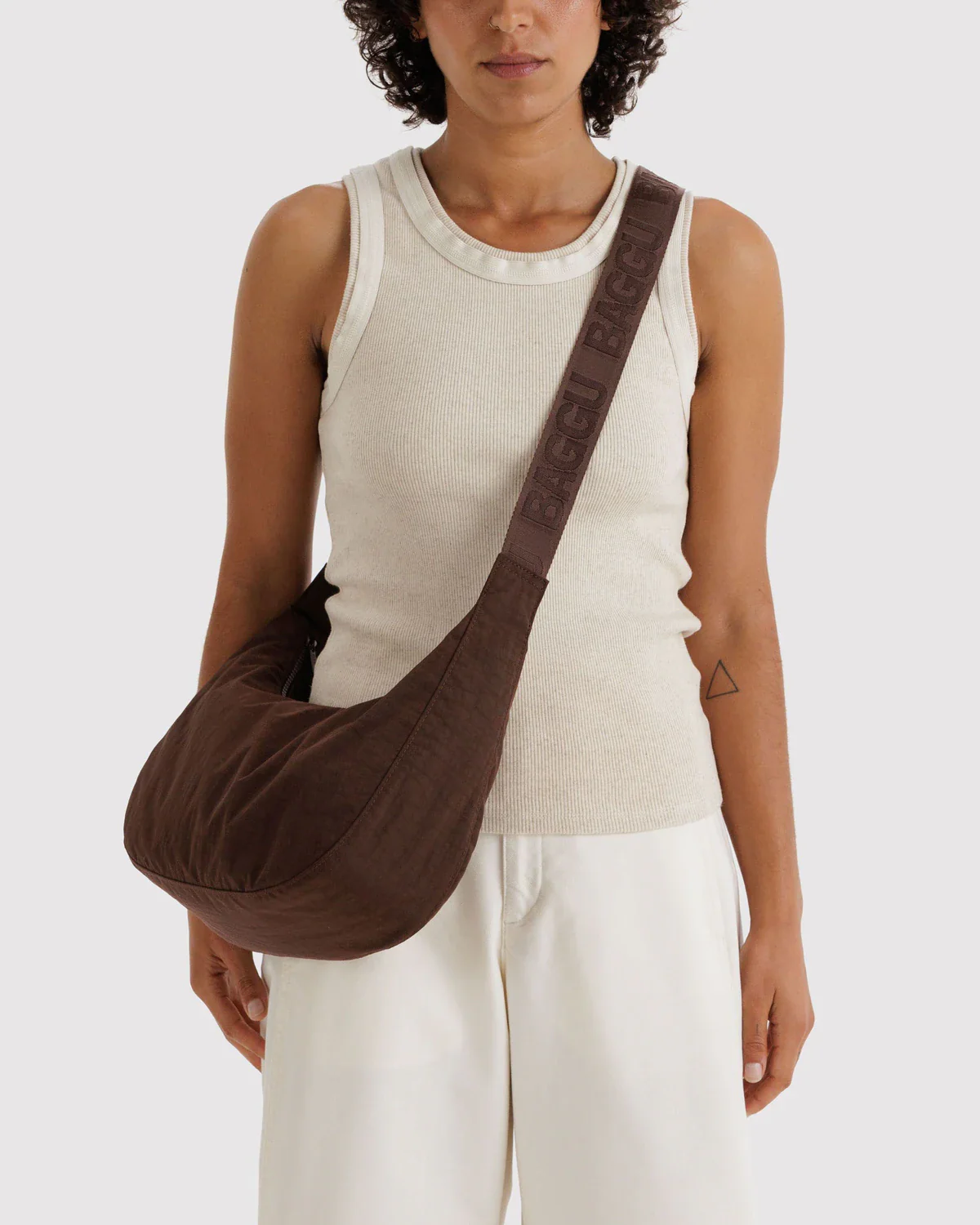 BAGGU Crescent Bag Medium Extended 47" Strap - Recycled - Image 71