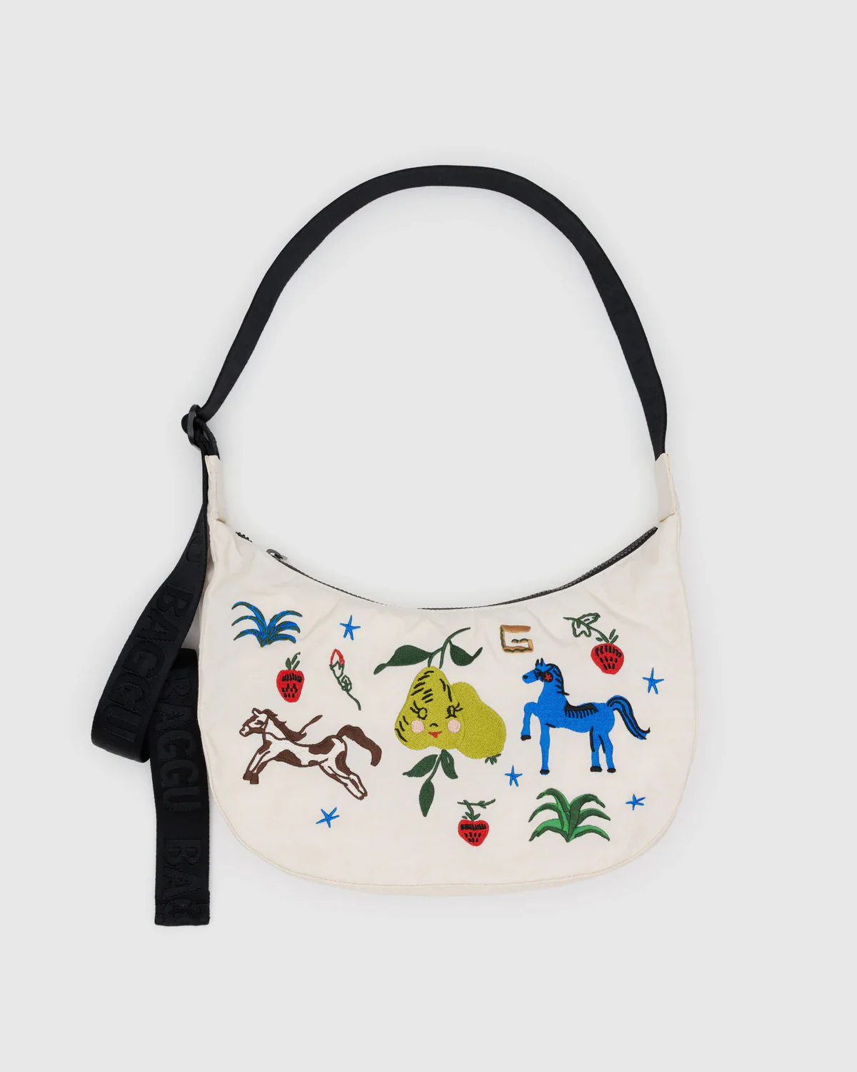 BAGGU Crescent Bag Medium Extended 47" Strap - Recycled - Image 74