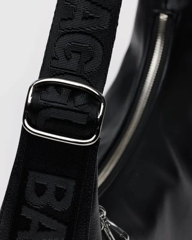 BAGGU Crescent Bag Medium - Recycled Leather - Image 10