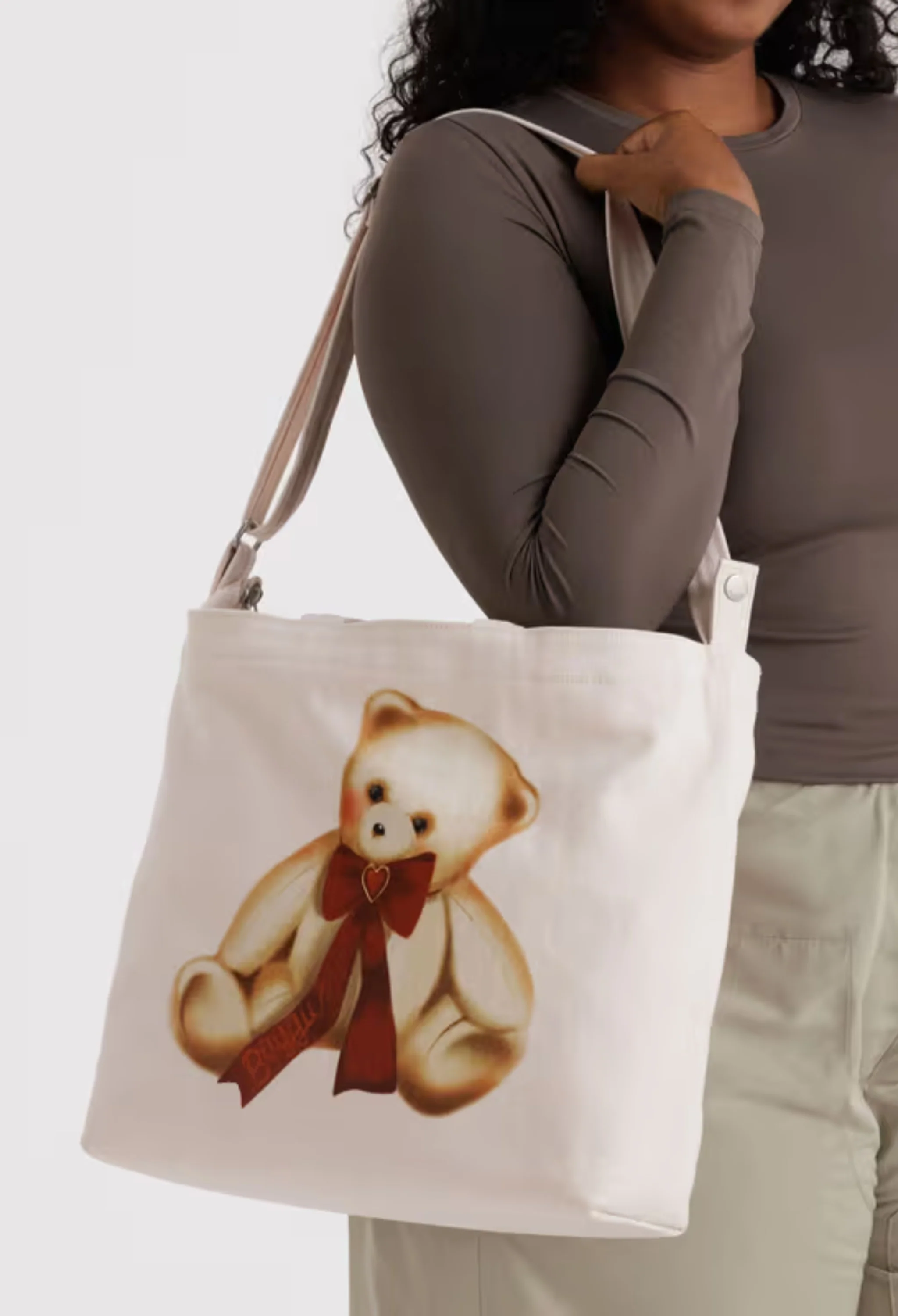 BAGGU Horizontal Zip Duck Bag - Recycled Cotton - Image 3