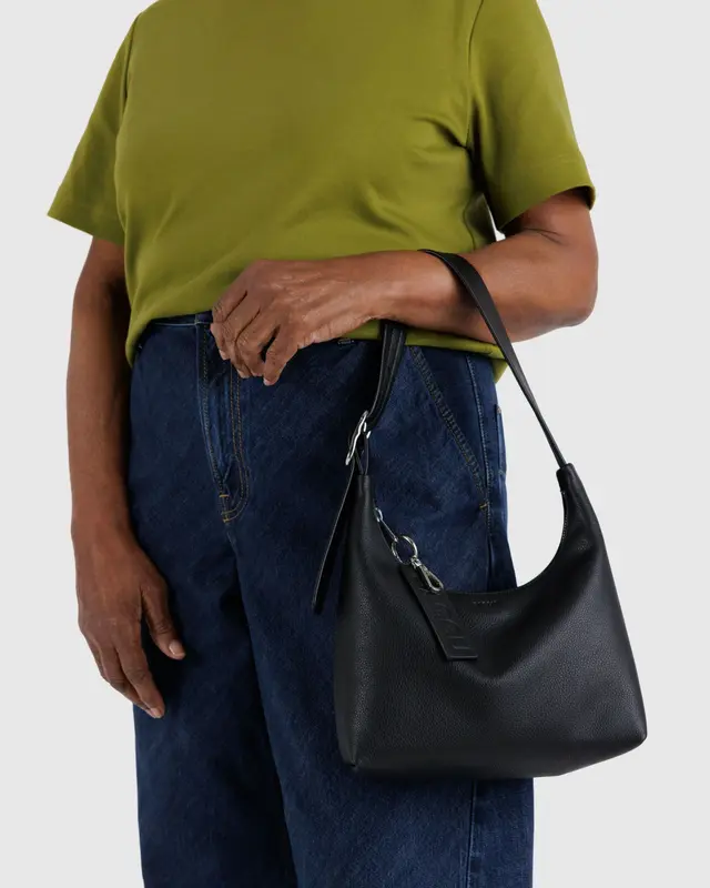 BAGGU Mini Shoulder Bag - Recycled Leather - Image 17