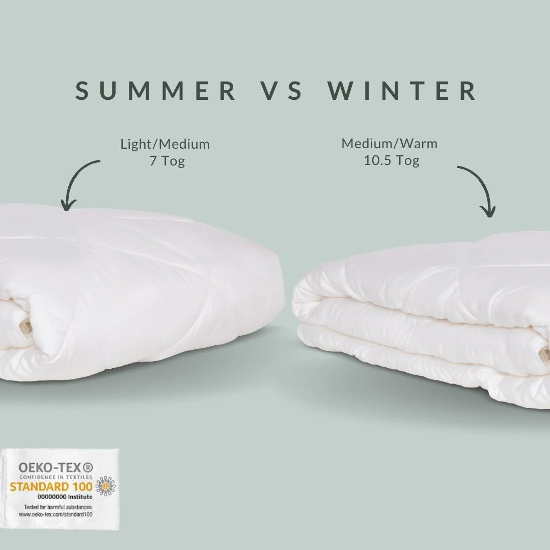 Ethical Bedding Bamboo Duvet - Eucalyptus & Bamboo - Image 4