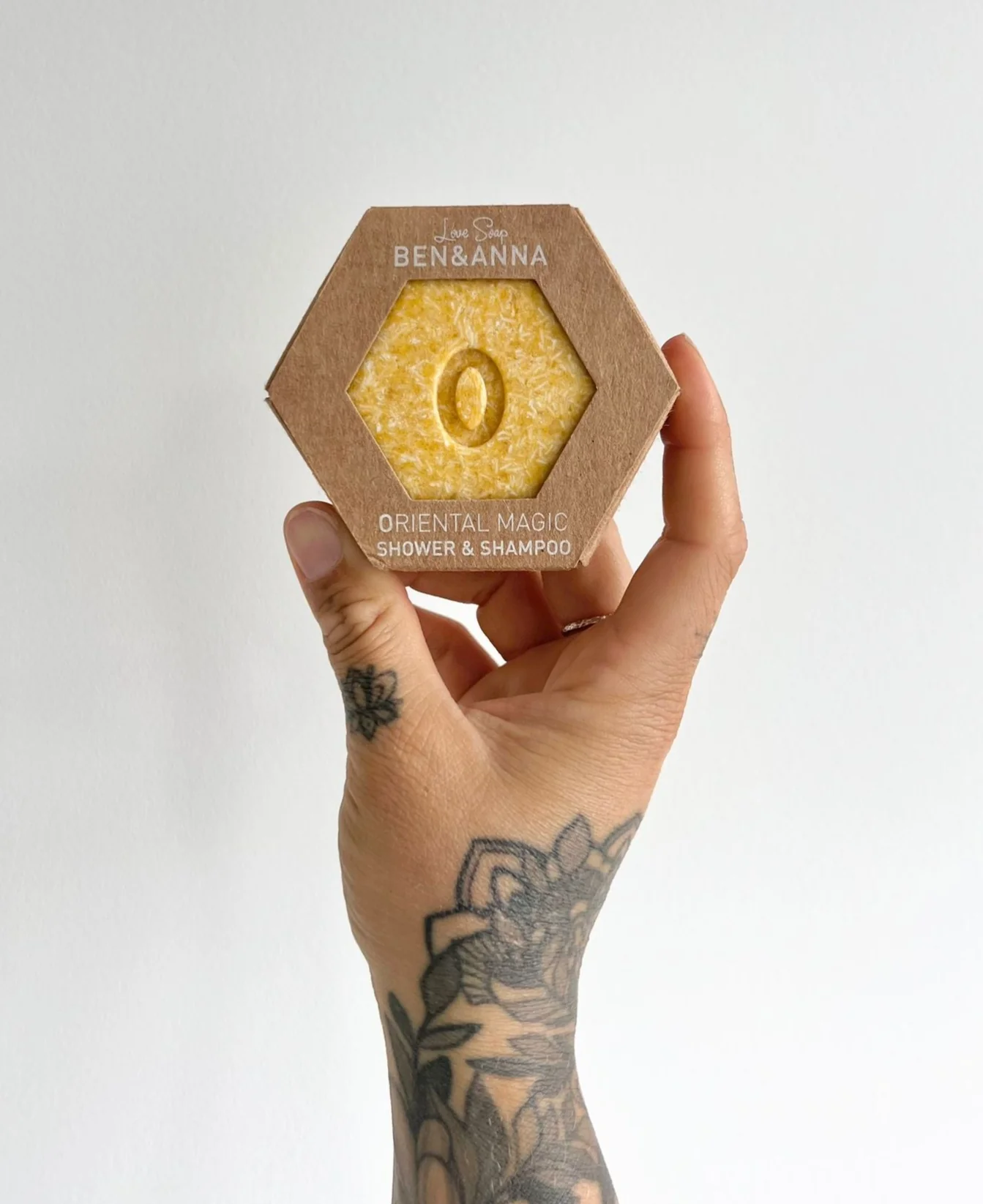 Ben & Anna Oriental Magic 2-in-1 Shampoo & Soap Bar - 60g