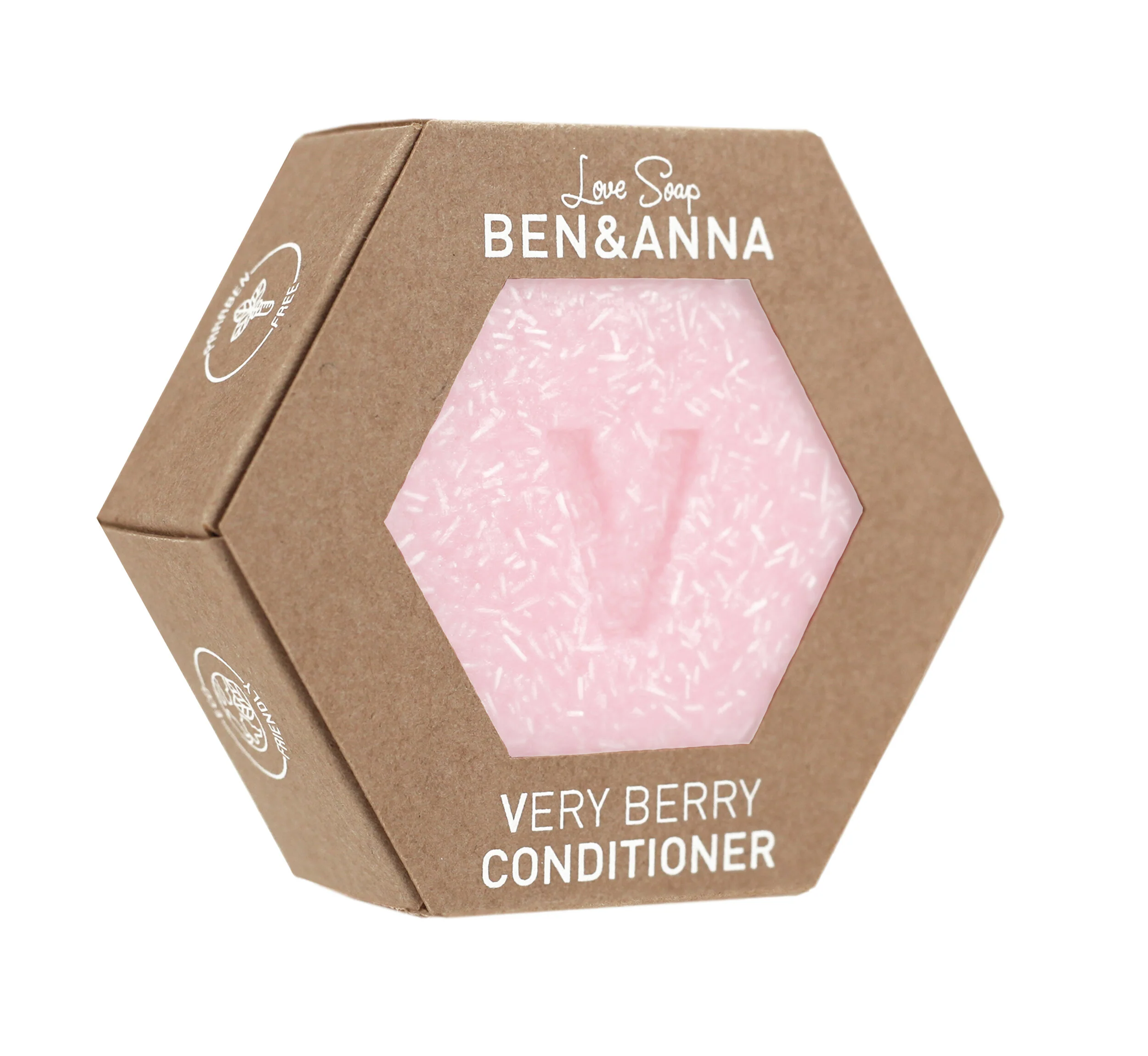 Ben & Anna Very Berry Conditioner Bar for Dry Hair - 60g - Image 2