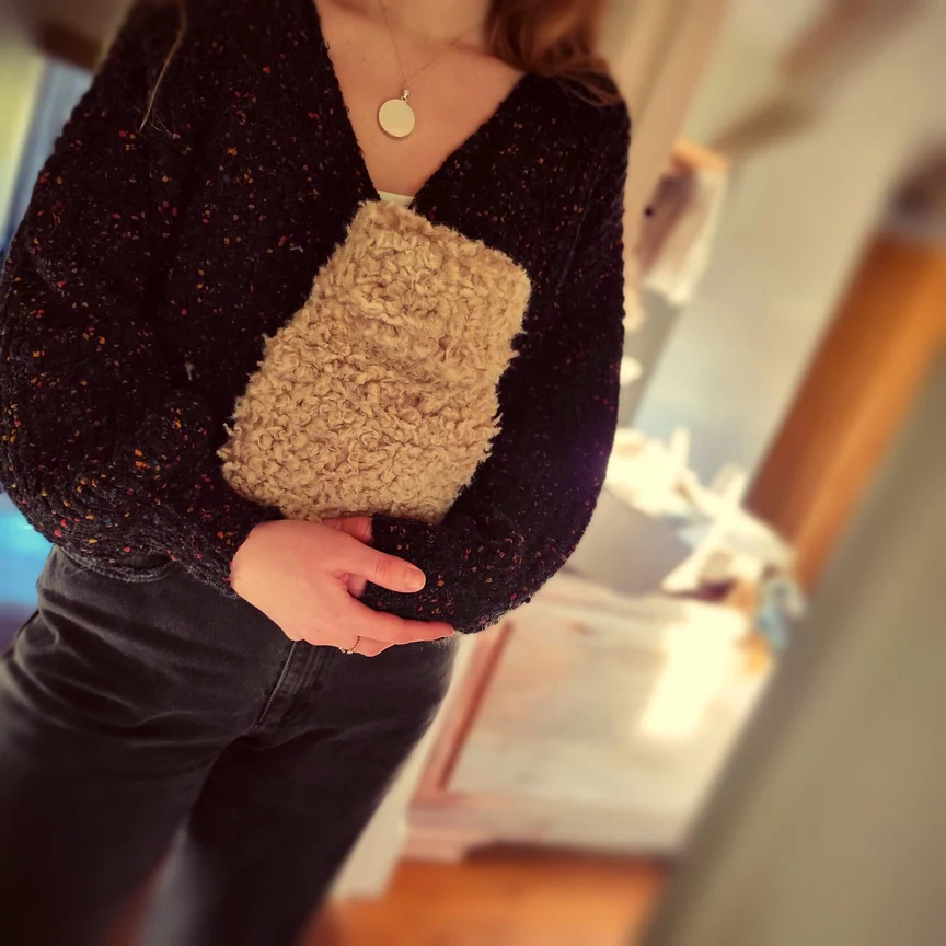 CosyPanda Natural Rubber Hot Water Bottle - Recycled Ocean Plastic Teddy - Image 2