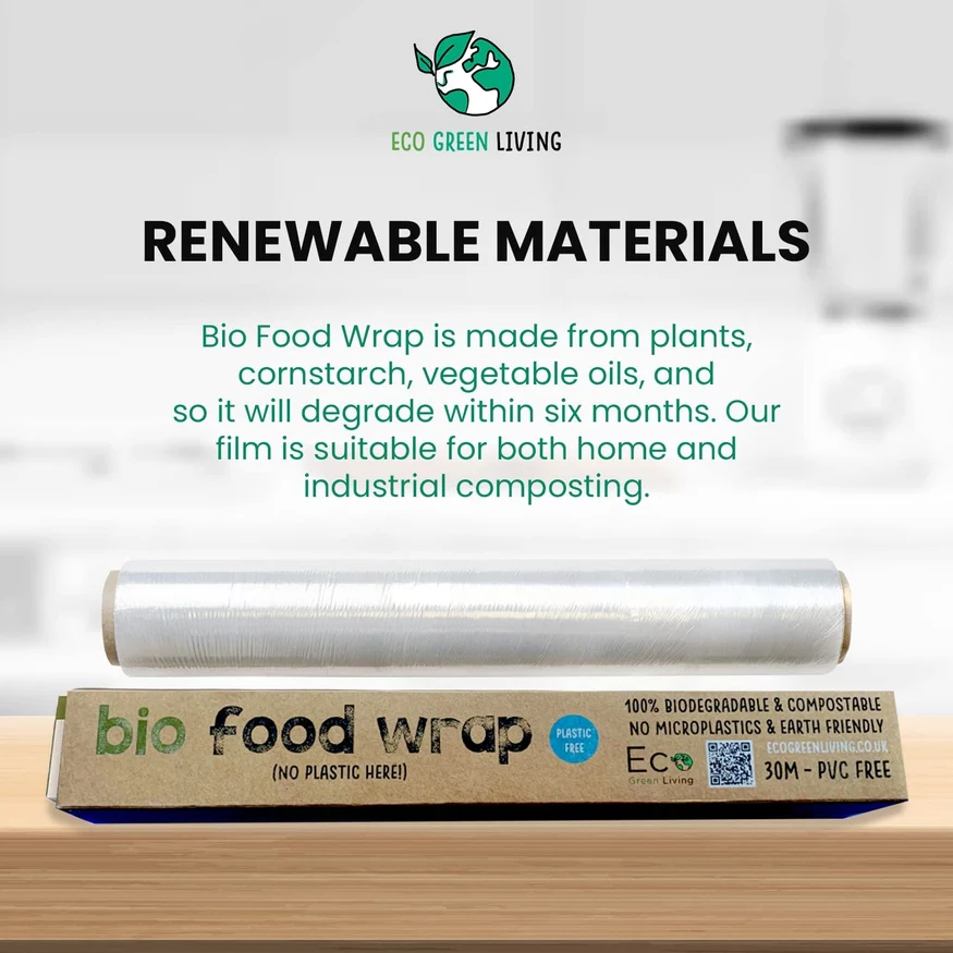 Eco Green Living Certified Compostable Bio Cling Film - Image 2