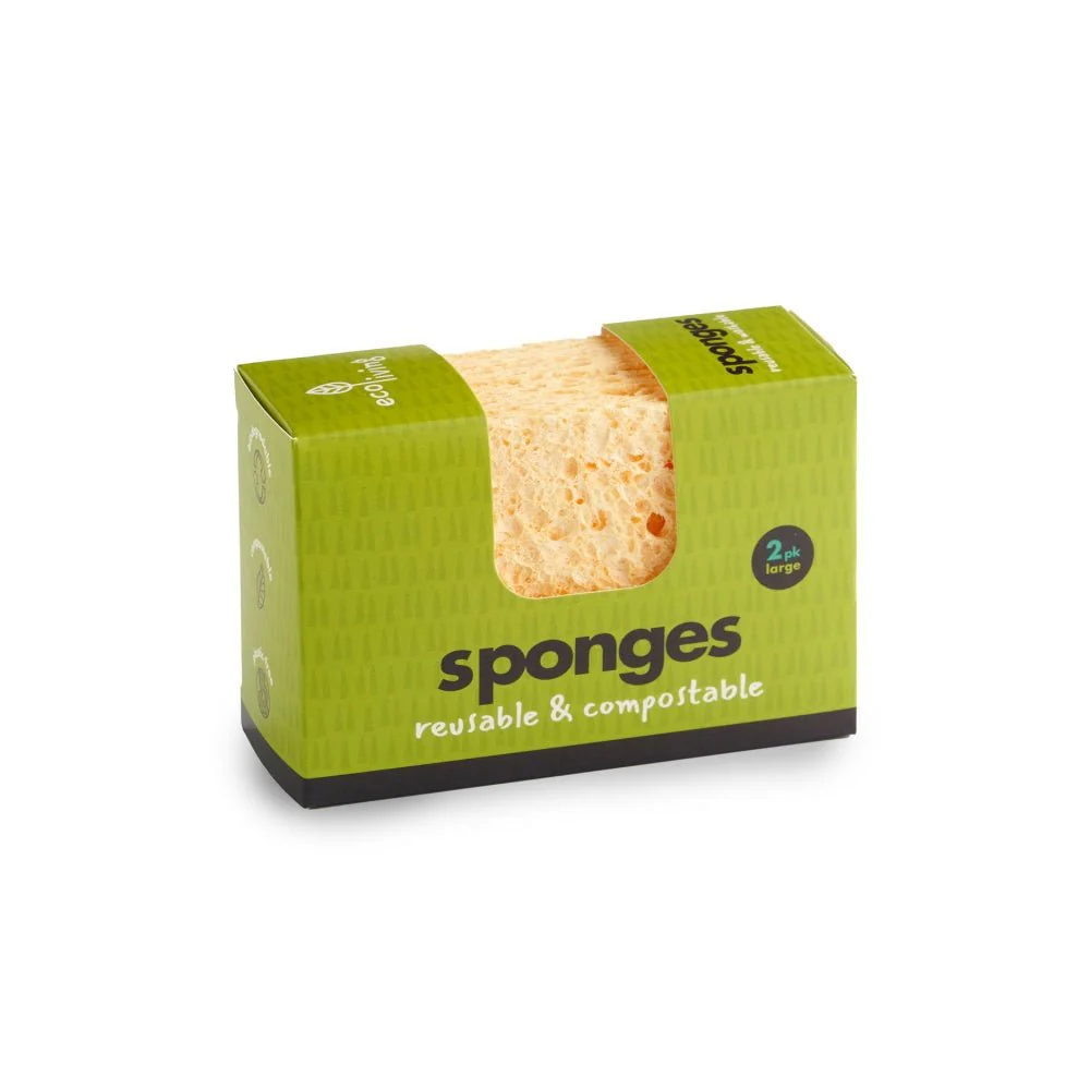 Eco Living Compostable Sponges - x2 Pack - Image 3