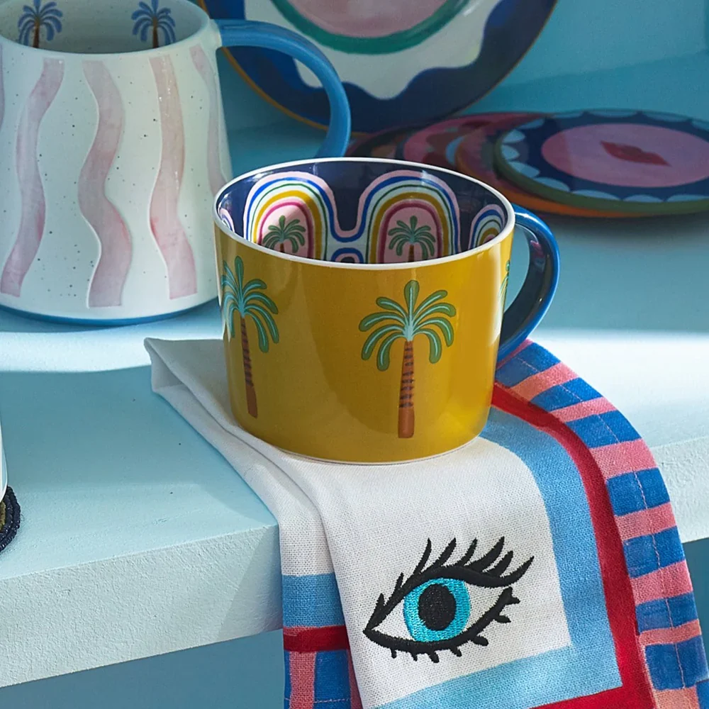 Eleanor Bowmer Palm Tree Mug - Image 2
