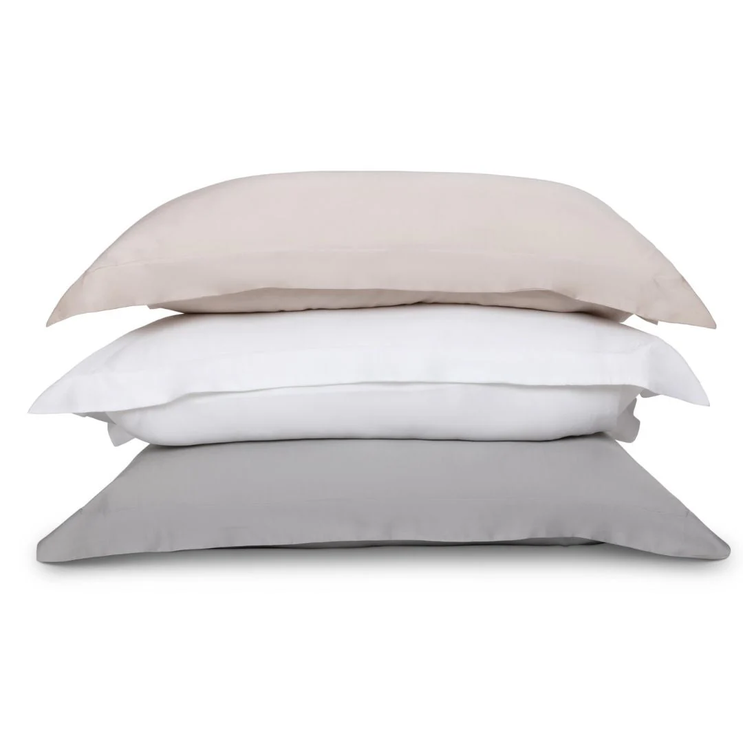 Ethical Bedding Eucalyptus Silk Pillowcase Pair - Wheat - Image 5