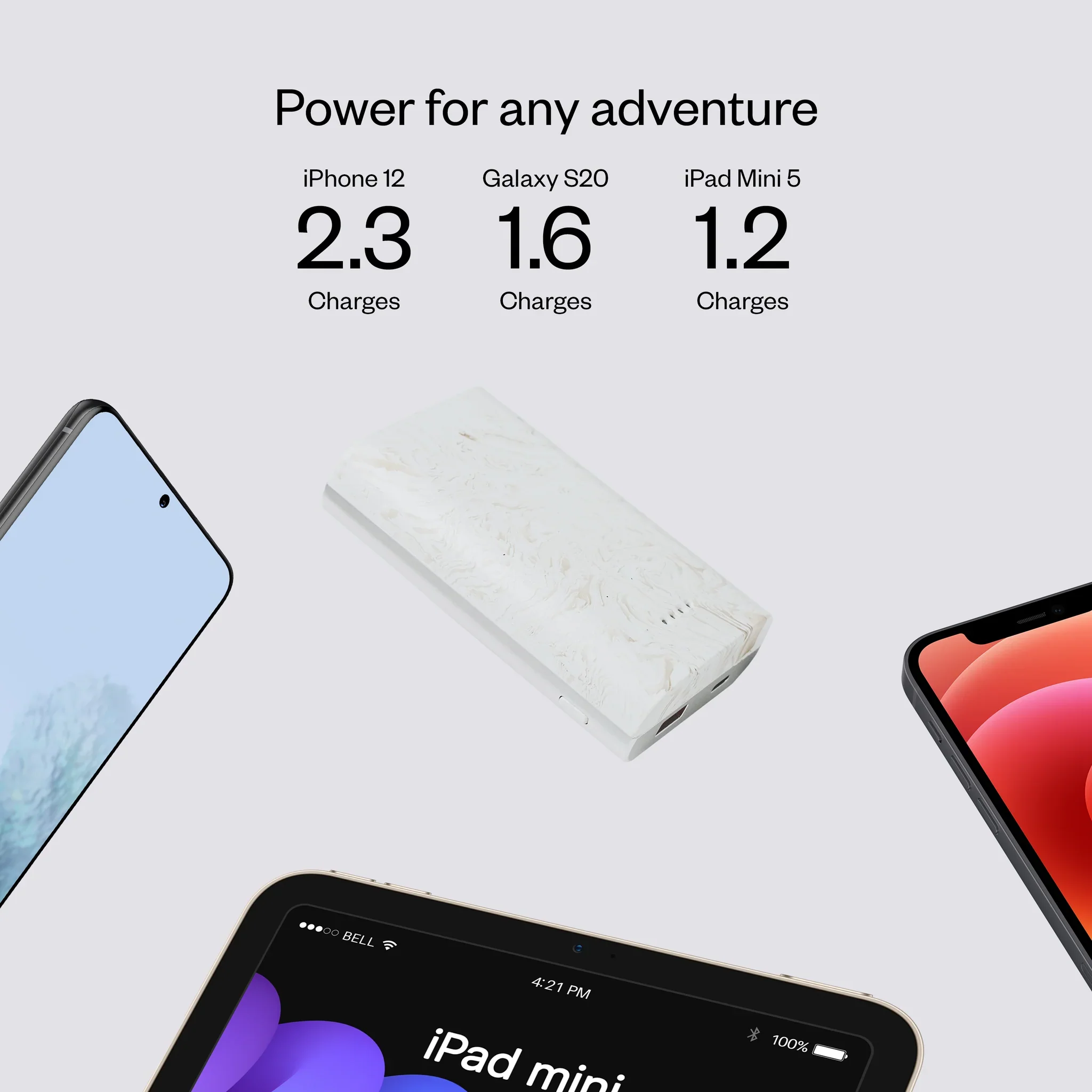 gomi Power Bank - Built from 100% Recycled Materials - Image 14