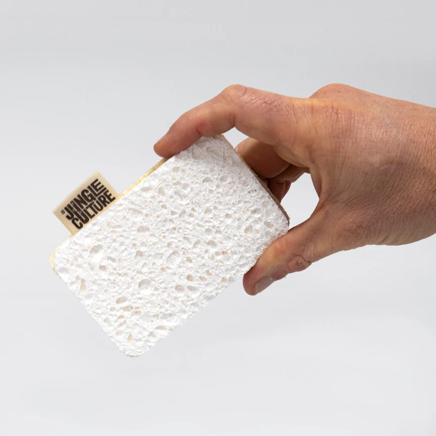 Jungle Culture Loofah & Sponge Kitchen Sponge Scrubbers - x4 Pack - Image 3