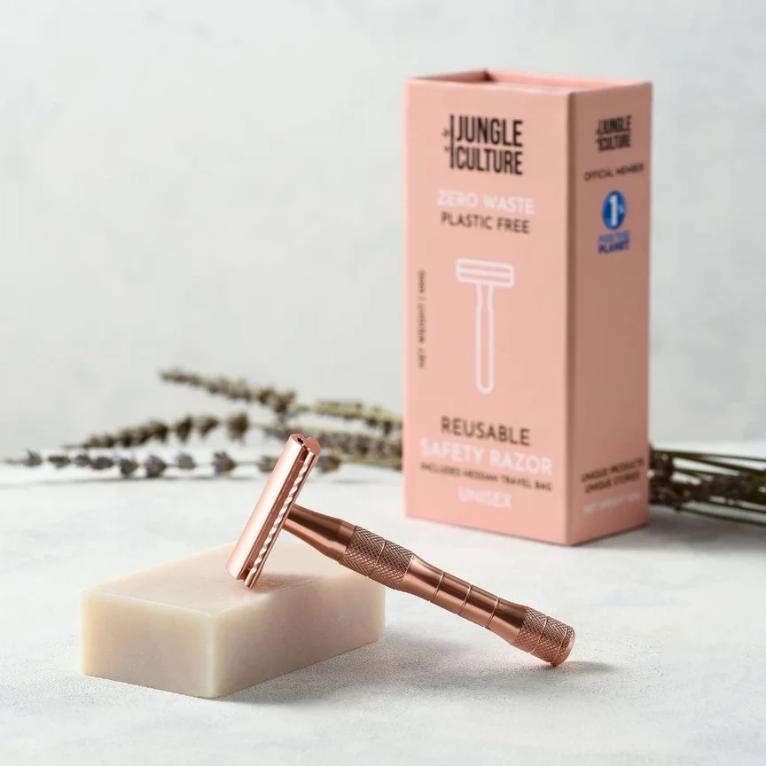 Jungle Culture Reusable Safety Razor + 10 Blades - Image 11