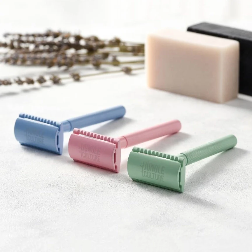 Jungle Culture Reusable Safety Razor + 10 Blades - Image 8