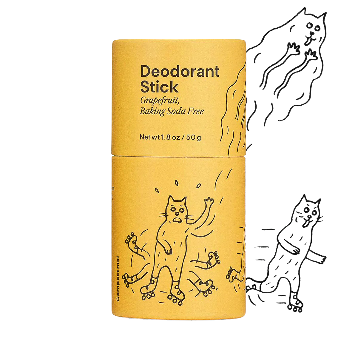Meow Meow Tweet Vegan Deodorant Stick - Baking Soda Free - Image 5