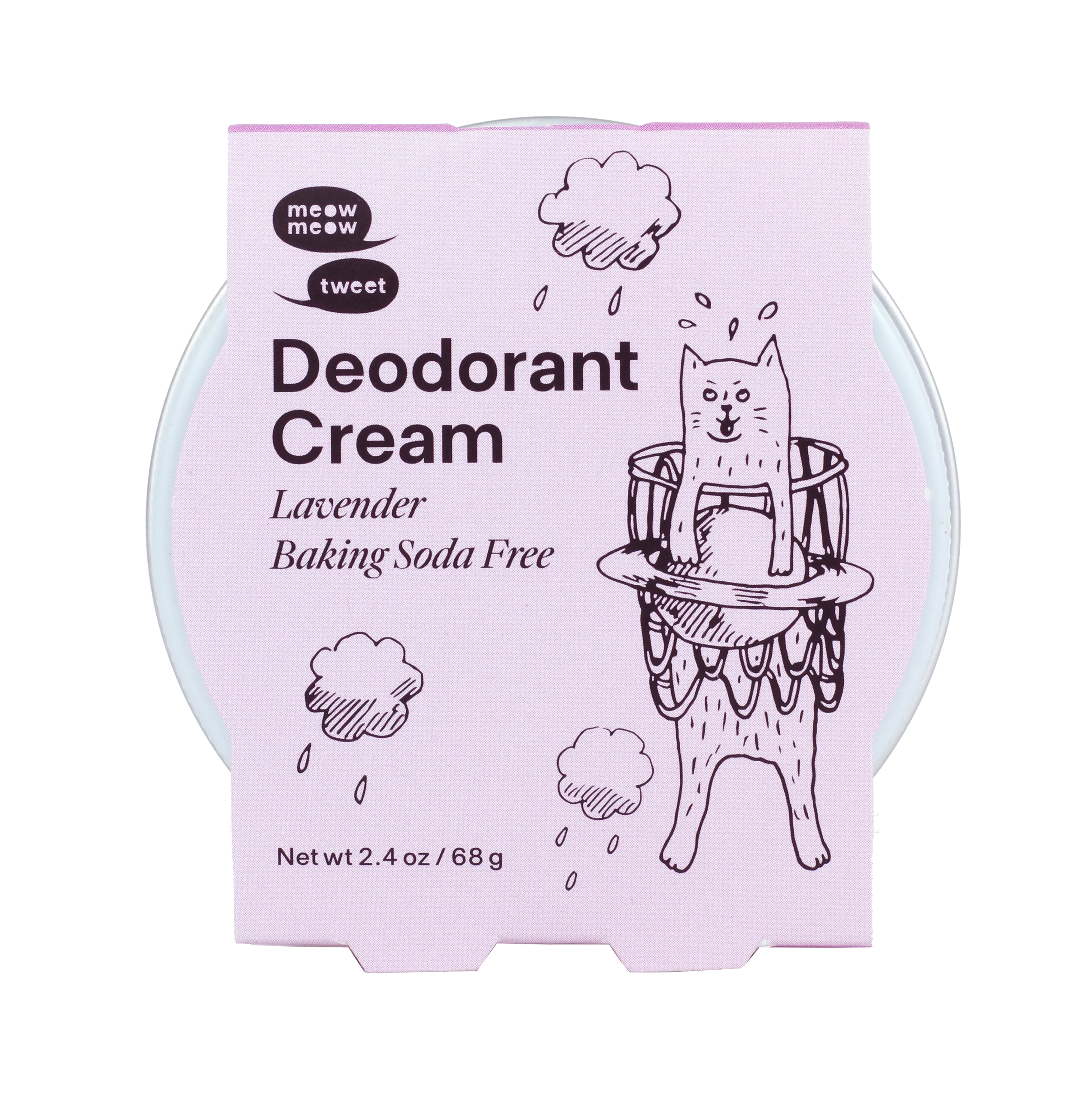 Meow Meow Tweet Vegan Deodorant Cream - Baking Soda Free - Image 5