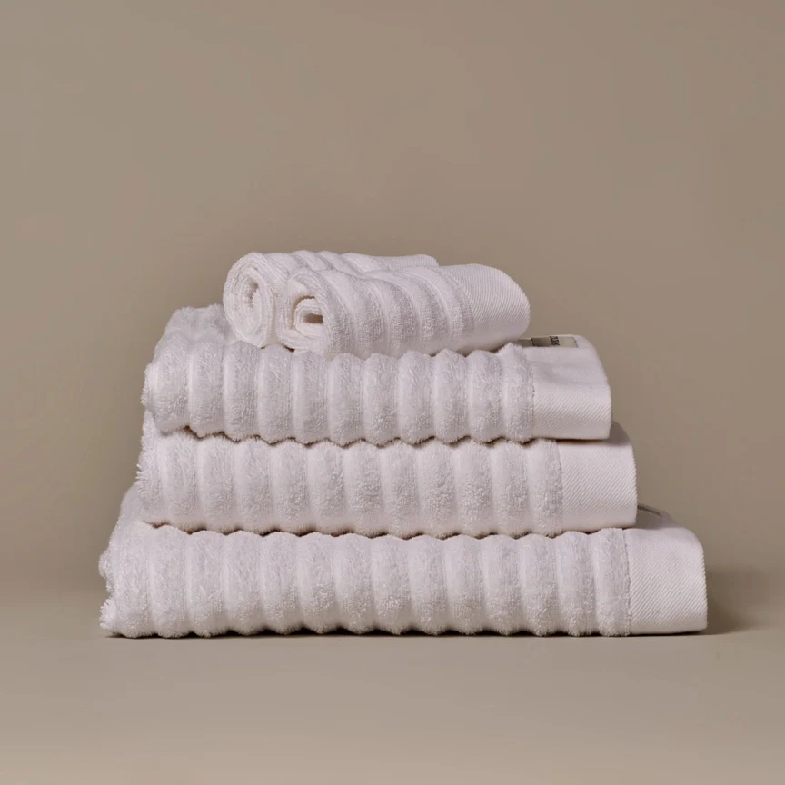 Misona Ribbed 100% GOTS Organic Cotton Face Cloth - x2 - Image 8