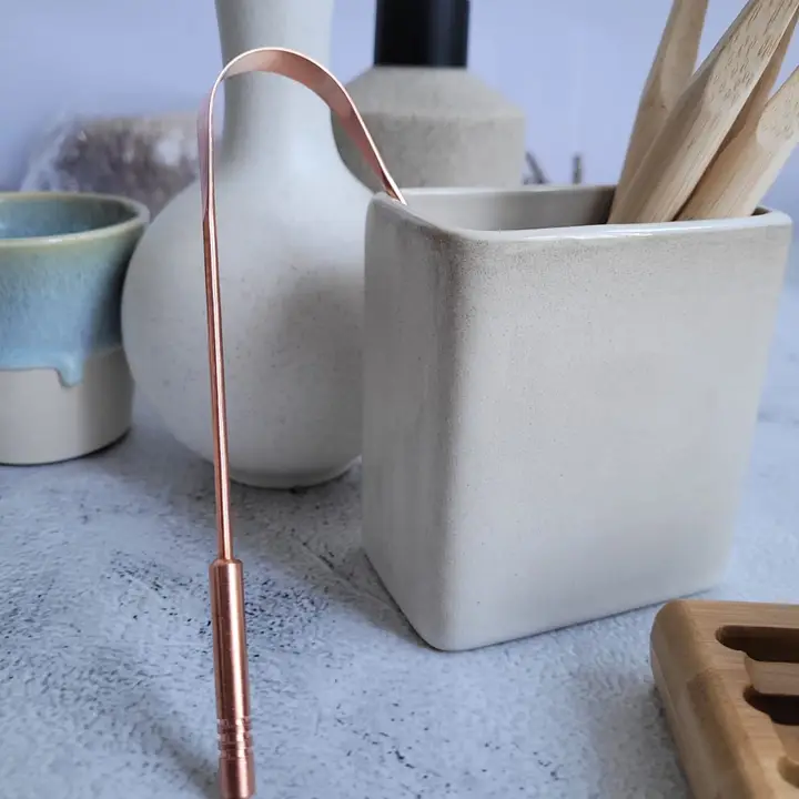New Living Copper Tongue Scraper - Image 3