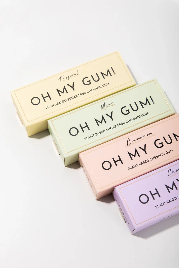 OH MY GUM Plastic Free Chewing Gum - Image 4