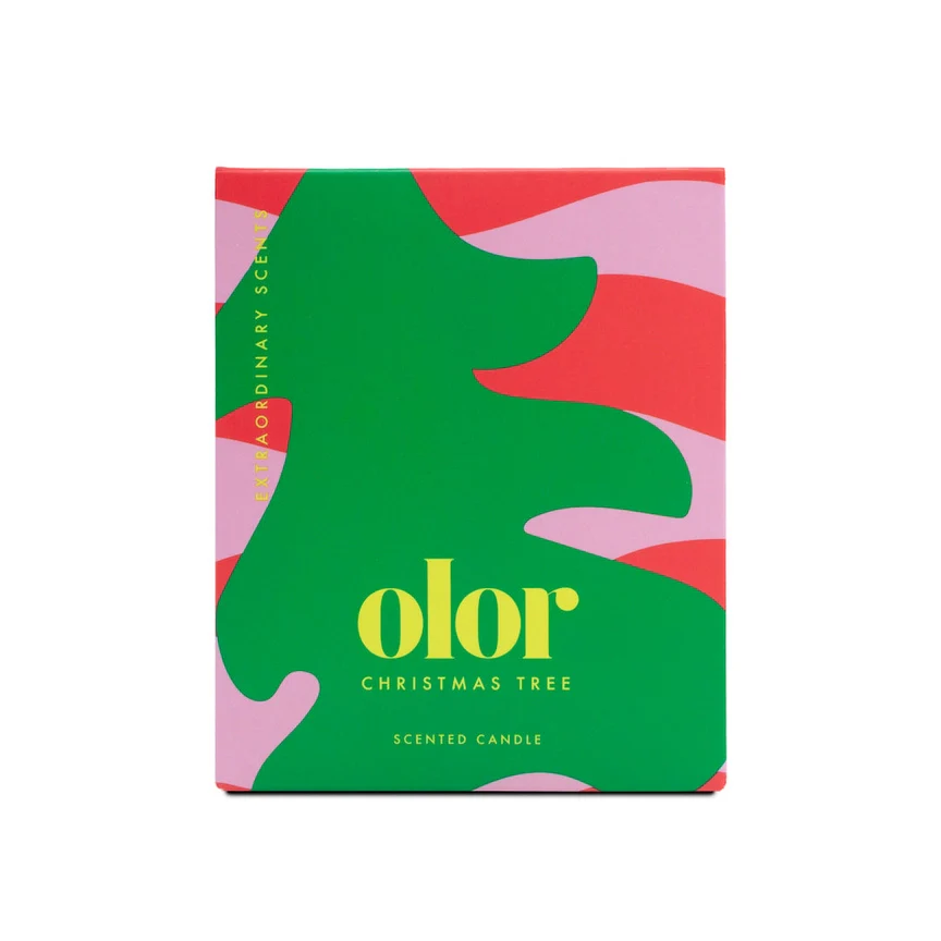 OLOR Christmas Tree Soy Wax Christmas Candle - Image 3