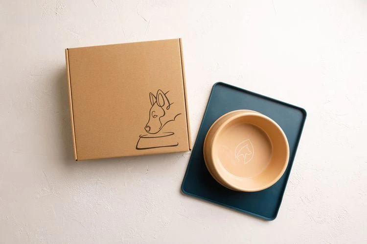 Pet Impact Bamboo Fibre Bowl & Base Mat - Image 5