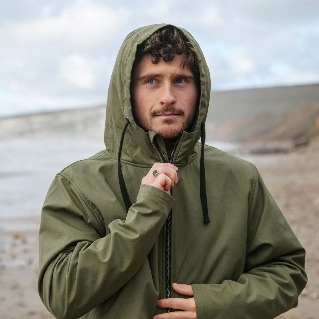 Rapanui Fleece Lined Men's Raincoat - Image 4