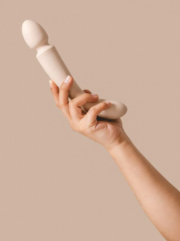 The Natural Love Company Cassia Curved Wand Vibrator - Recycled Ocean Plastic