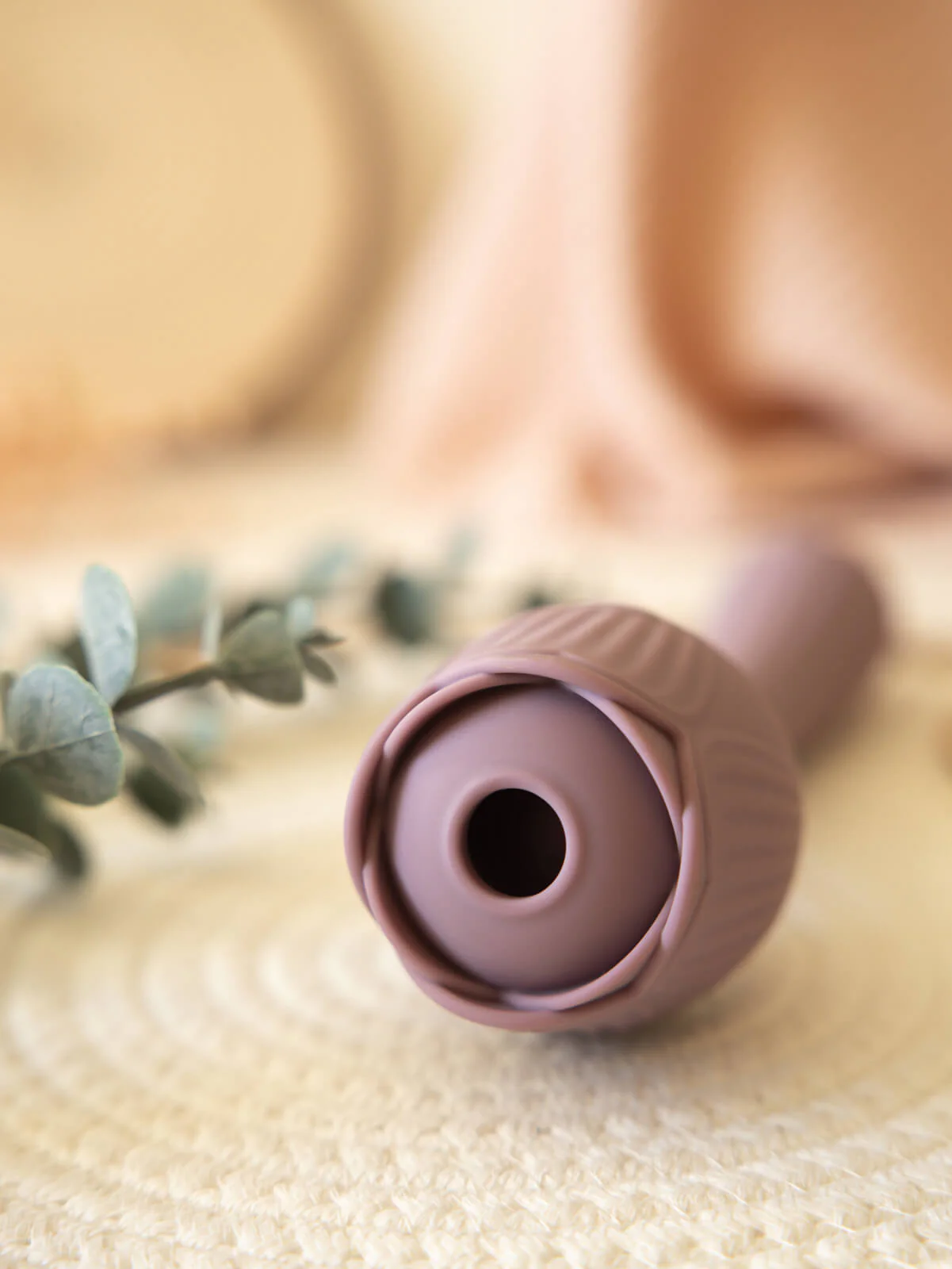 The Natural Love Company Lovage Dual-Ended Rose Inspired Suction Vibrator and Dildo - Image 2