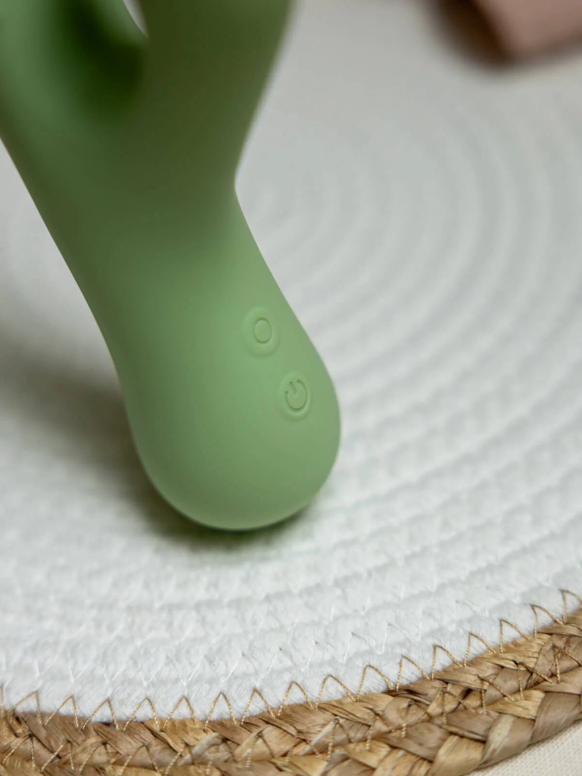 The Natural Love Company Senna Thrusting Rabbit Vibrator - Recycled Ocean Plastic - Image 4