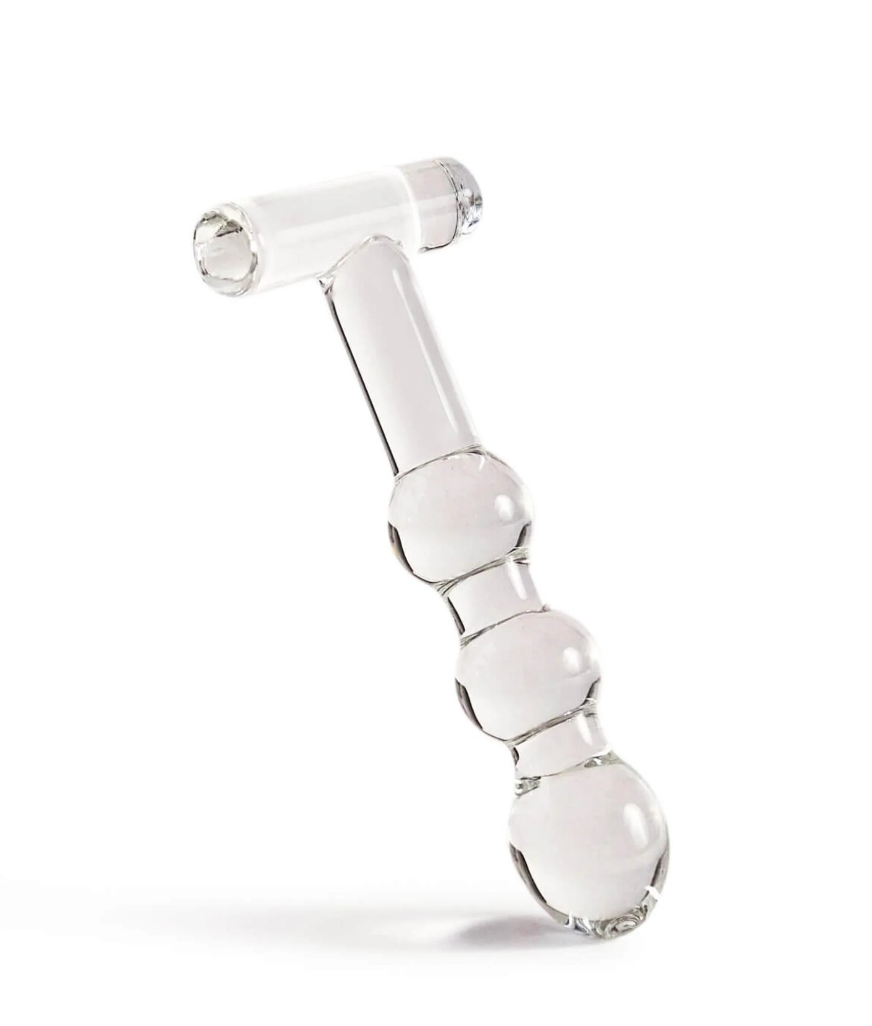 The Natural Love Company Tansy Anal Glass Dildo - Clear - Image 4