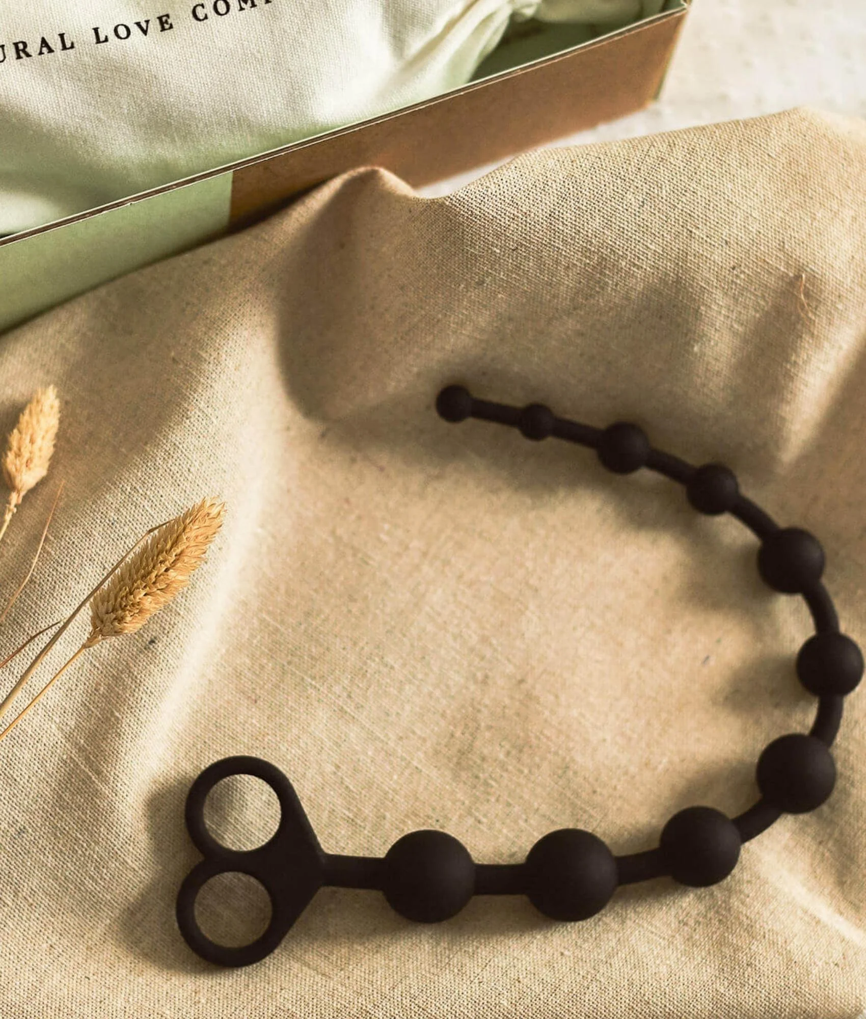 The Natural Love Company Vetiver Soft Anal Beads