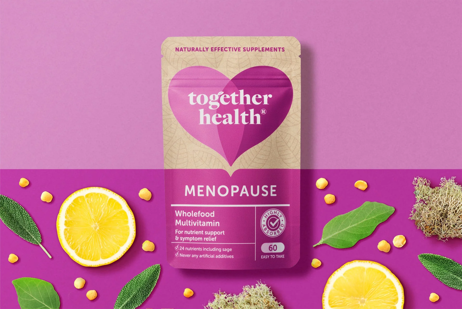 Together Health Menopause Vegan & Organic Supplement x30 – Compostable Packet