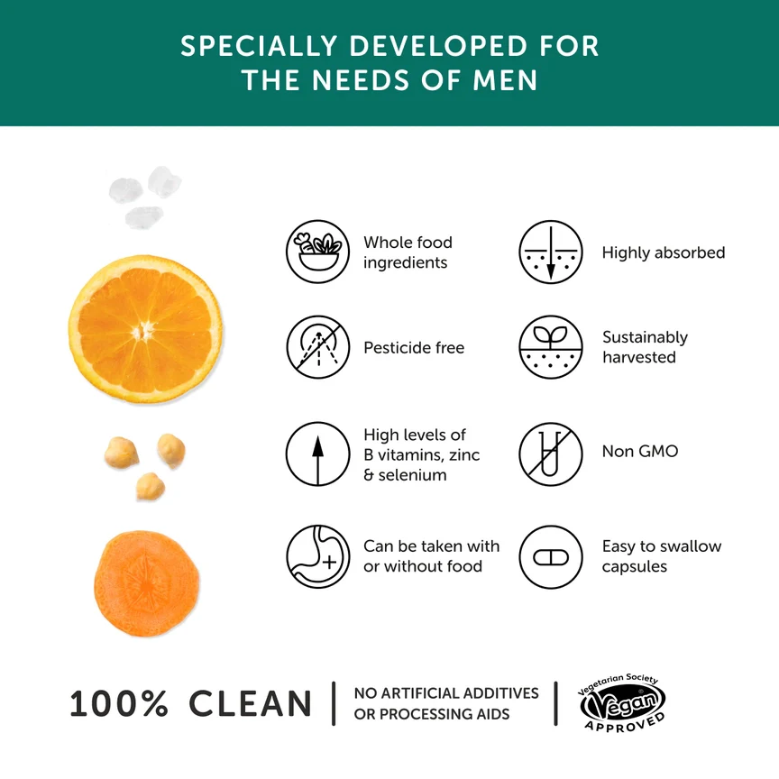 Together Health Men's Multivitamin Vegan & Organic Supplement x30 – Compostable Packet - Image 4