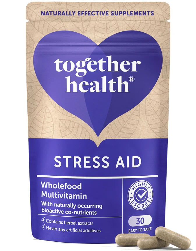 Together Health Stress Aid Vegan & Organic Supplement x30 β Compostable Packet - Image 2