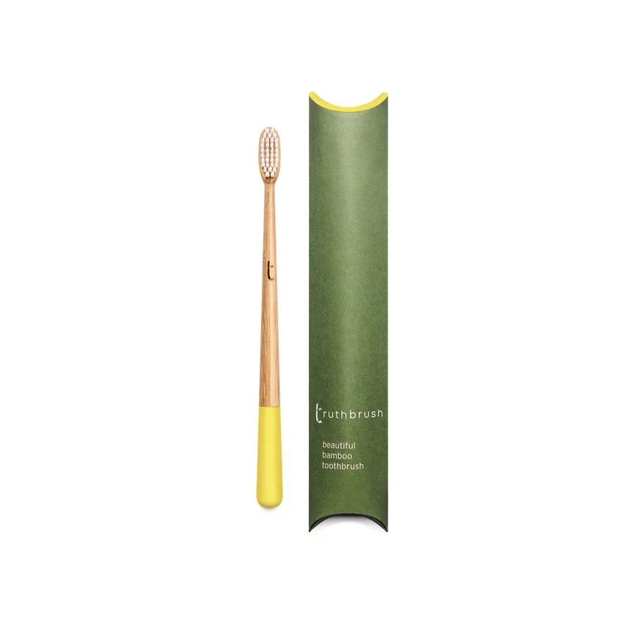 Truthbrush Bamboo Toothbrush - Medium Plant Based Bristles - Image 10