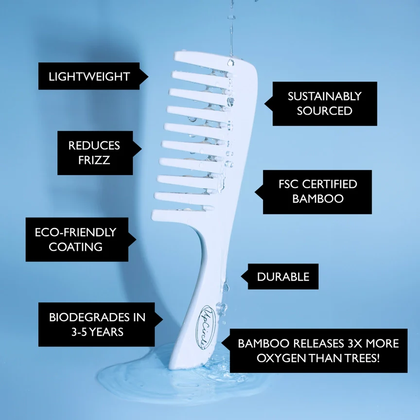 Upcircle Bamboo Eco Hair Comb - Image 3