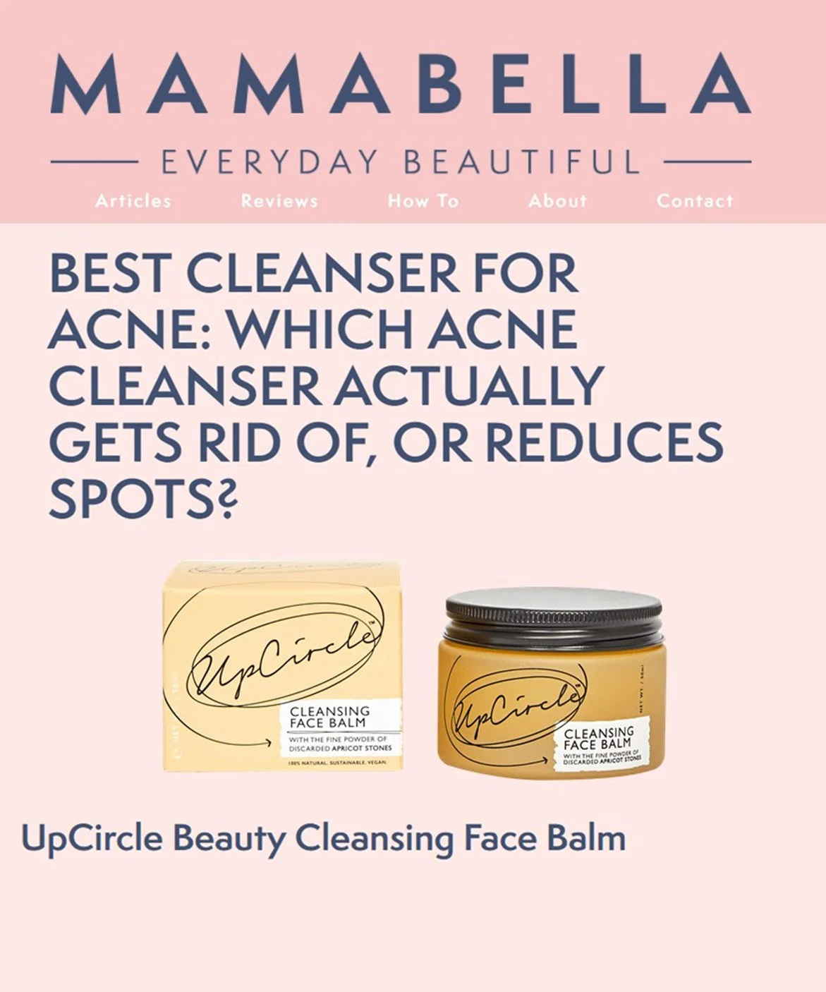 UpCircle Cleansing Face Balm with Oat + Vitamin E - Image 5