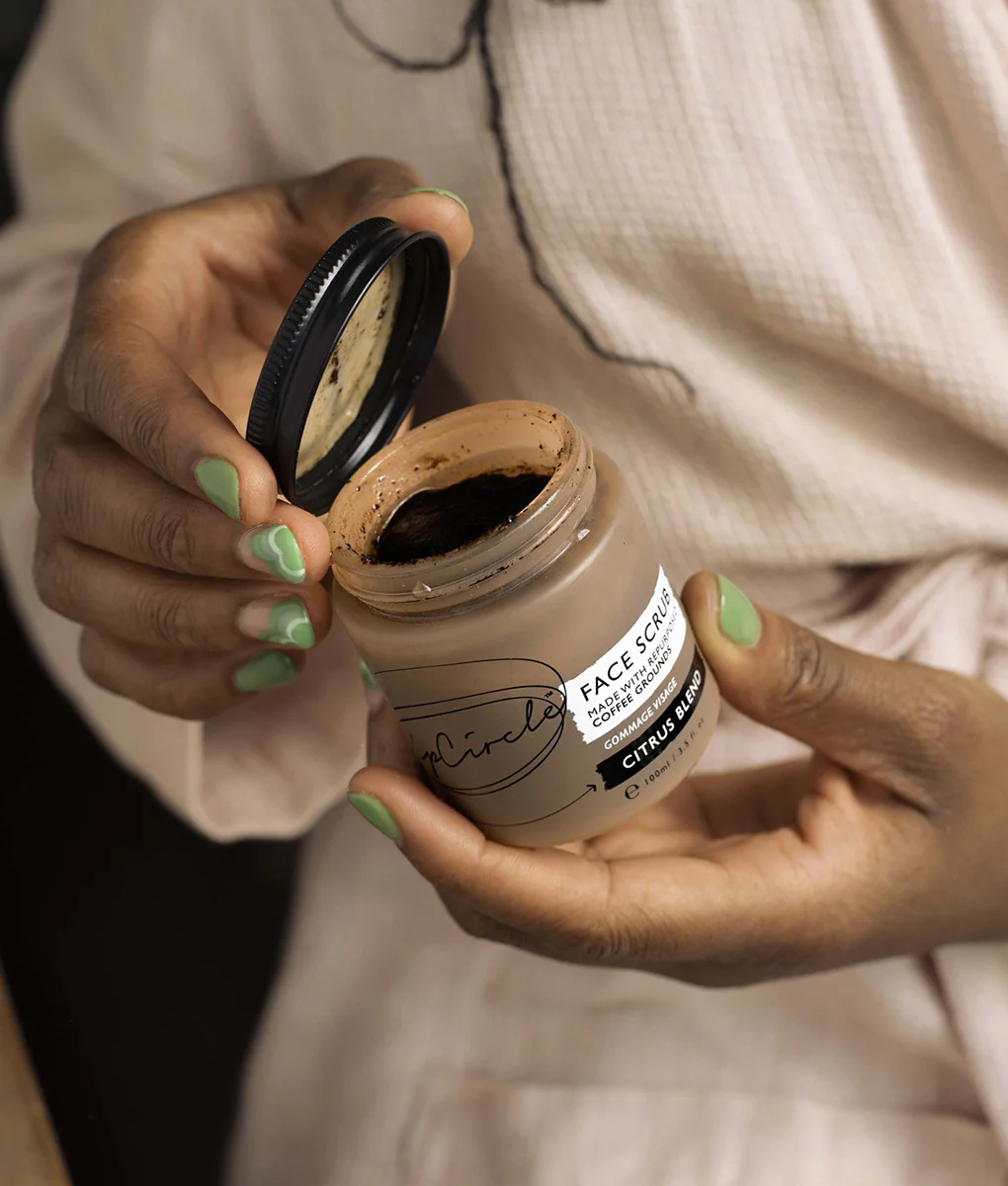 UpCircle Citrus Coffee Face Scrub for Dry Skin - Image 3