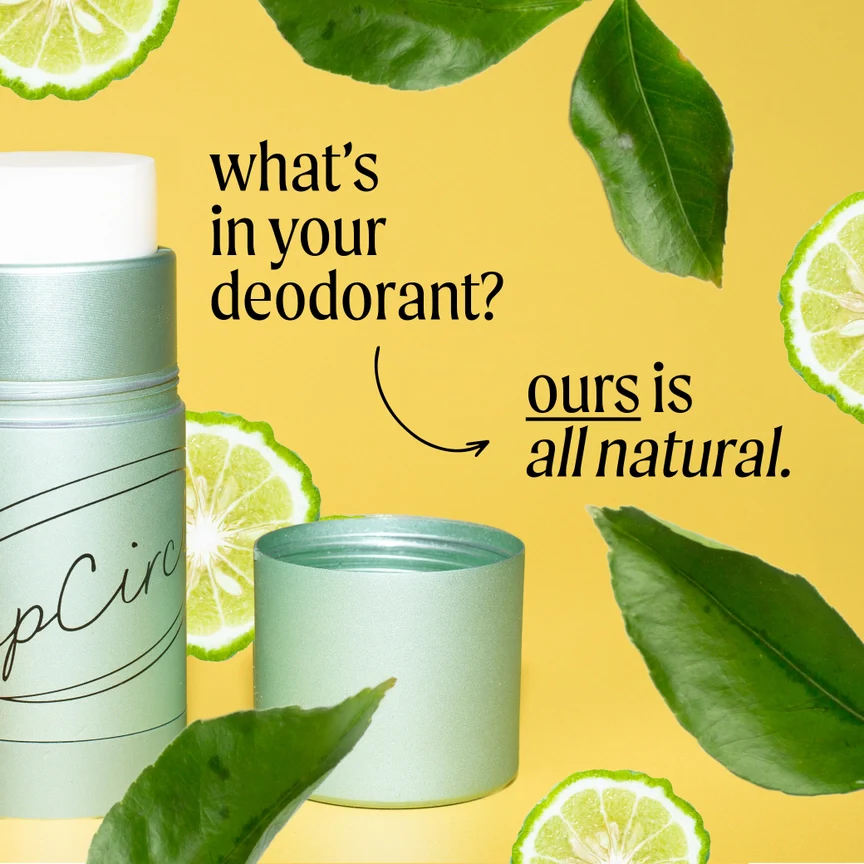 UpCircle Plastic Free Refillable Deodorant with Macadamia + Bergamot - Image 4